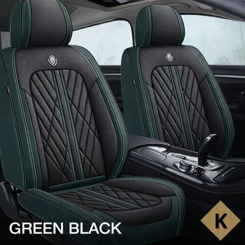 Kavaro™ Premium Leather Car Seat Covers — Universal Fit