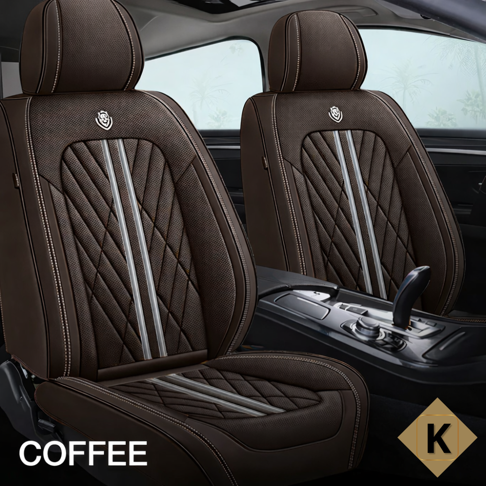 Kavaro™ Premium Leather Car Seat Covers — Universal Fit