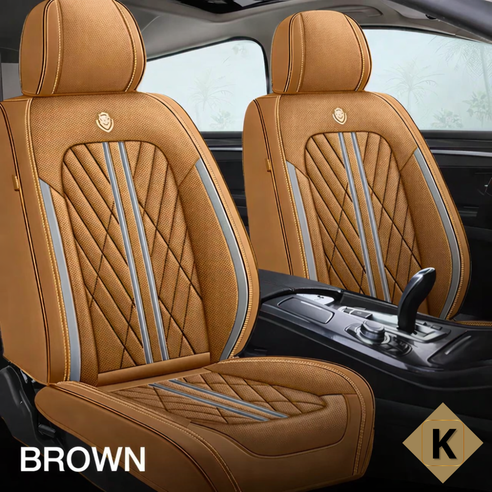 Kavaro™ Premium Leather Car Seat Covers — Universal Fit