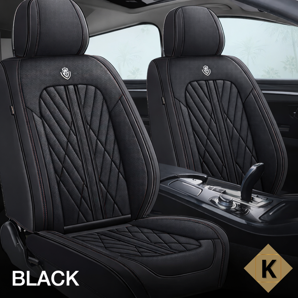 Kavaro™ Premium Leather Car Seat Covers — Universal Fit
