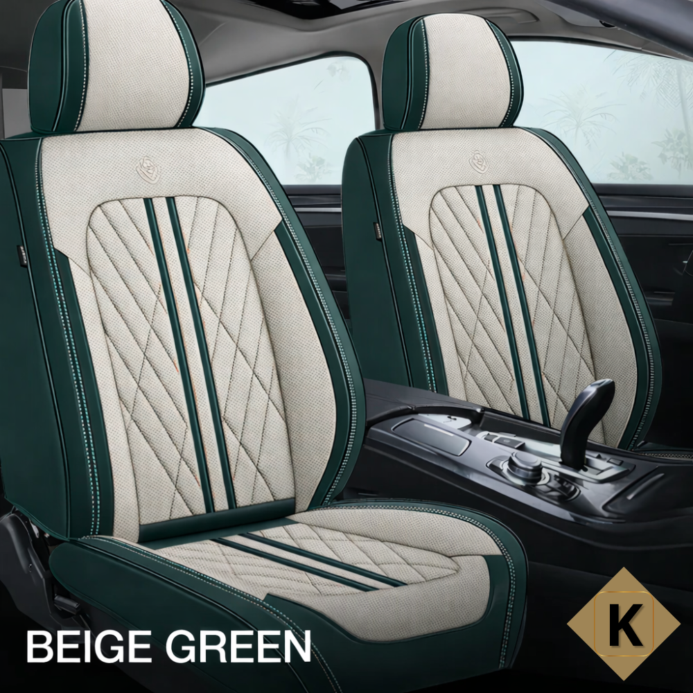 Kavaro™ Premium Leather Car Seat Covers — Universal Fit