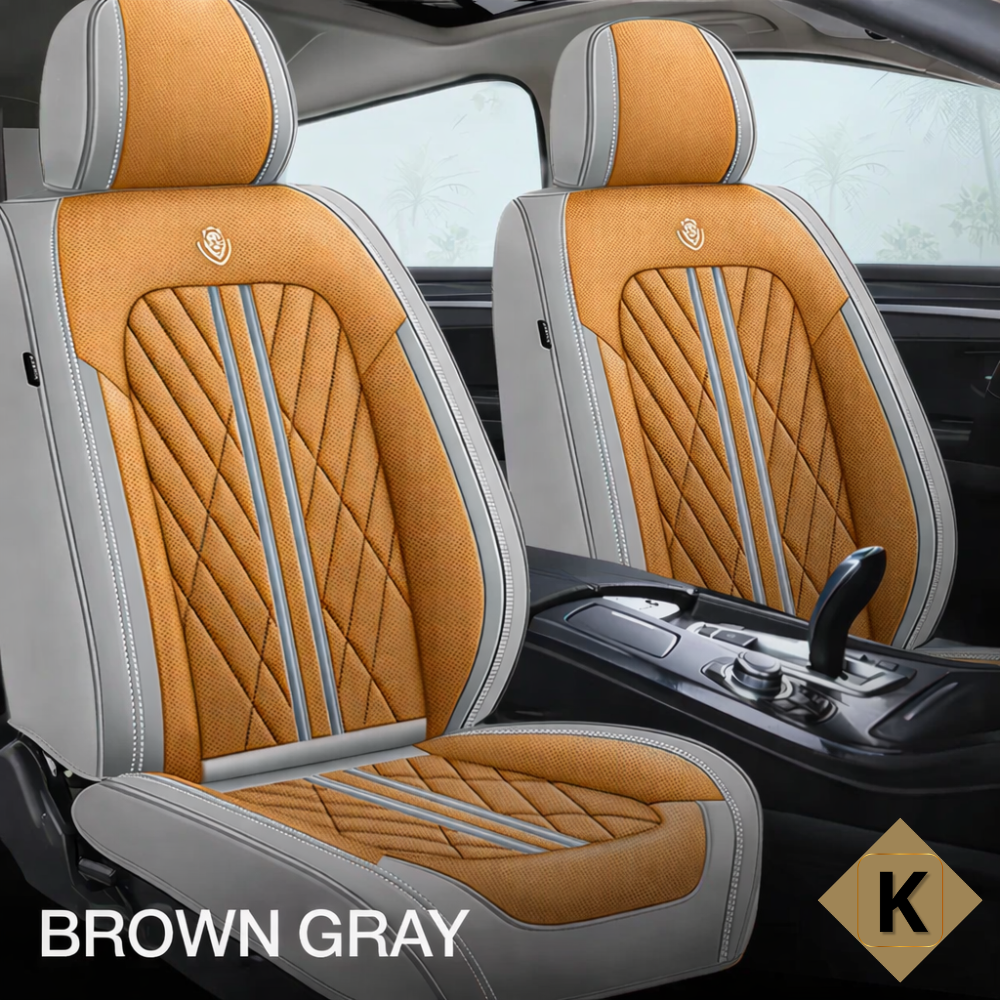 Kavaro™ Premium Leather Car Seat Covers — Universal Fit