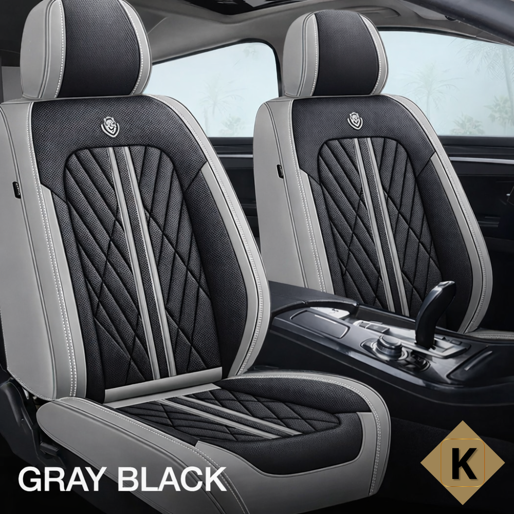 Kavaro™ Premium Leather Car Seat Covers — Universal Fit