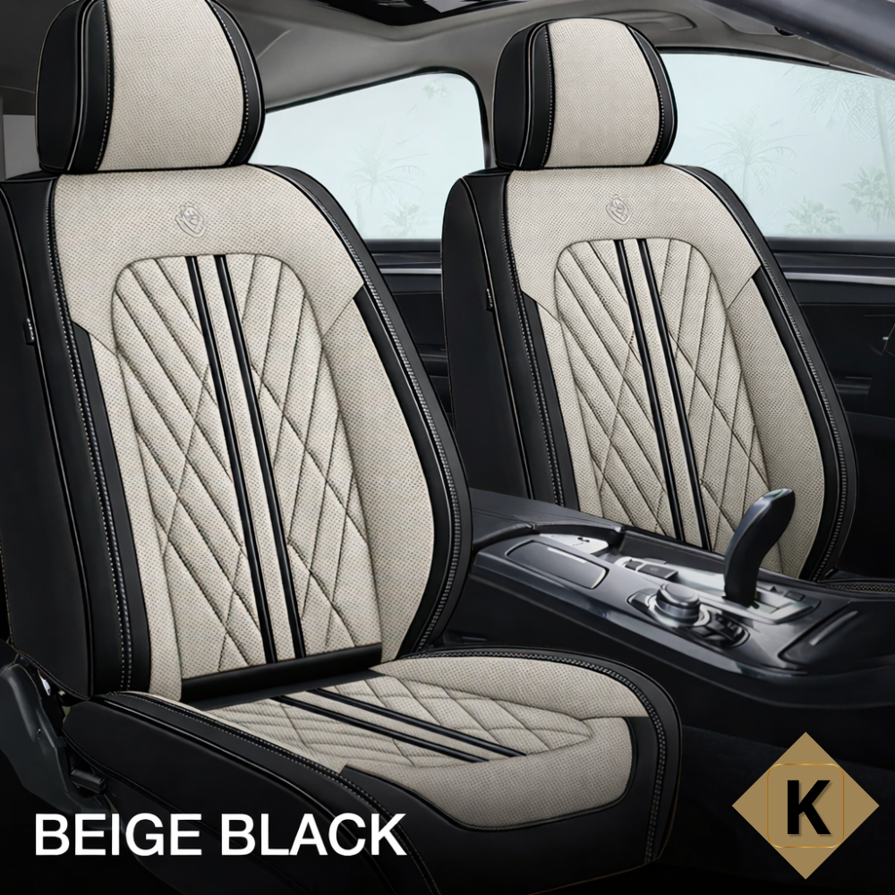 Kavaro™ Premium Leather Car Seat Covers — Universal Fit